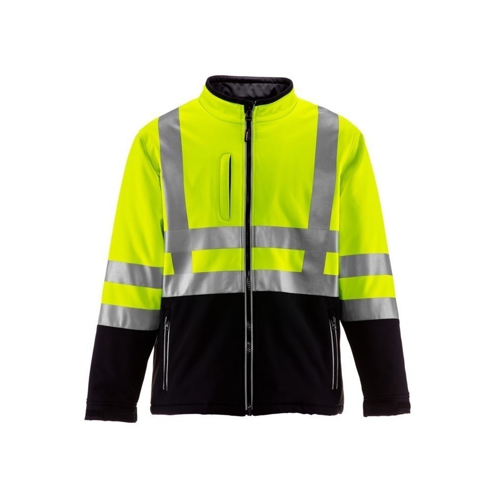 High Viz Work Utility NWT RefrigiWear High Vis Safety Jacket  Reflective 2XL